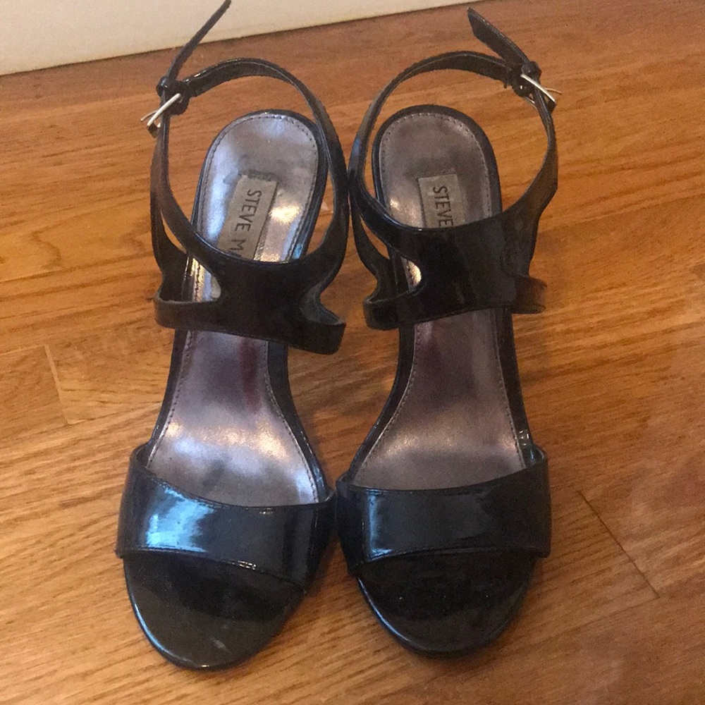 Steve Madden Strappy Black Pumps Size 6.5